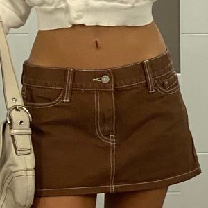 Brandy Melville jean skirt